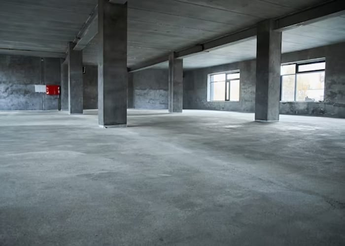 Suelos de microcemento en una reforma de vivienda